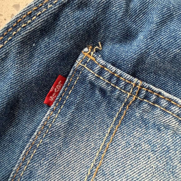 Levi's Kids Classic Blue Overalls - Picture 3 of 5